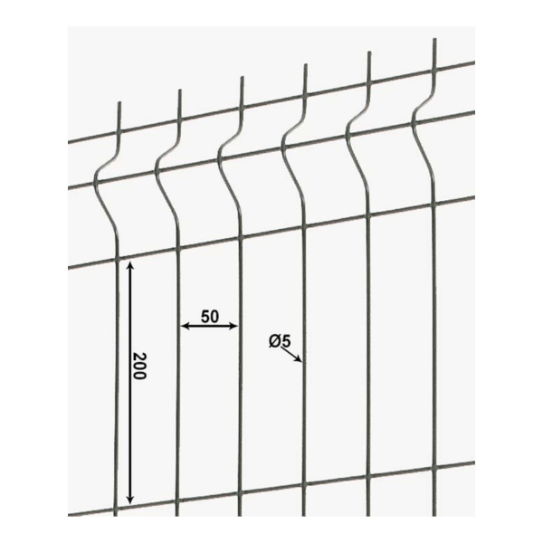 Panneau de clôture rigide