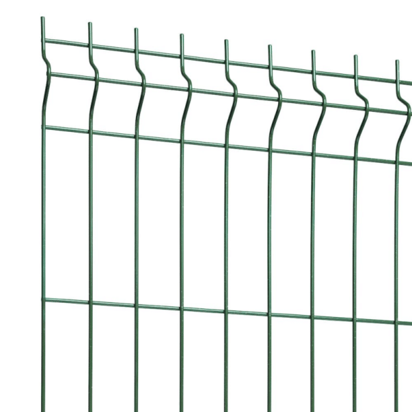 les-pros-du-paysage-panneau-lippi-rigide-2m50-vert-6005 Kit Clôture à sceller