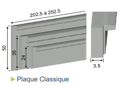 Dalle de soubassement