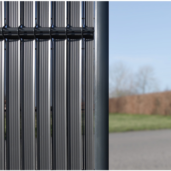 Kit occultation cloture rigide de chez lippi anthracite