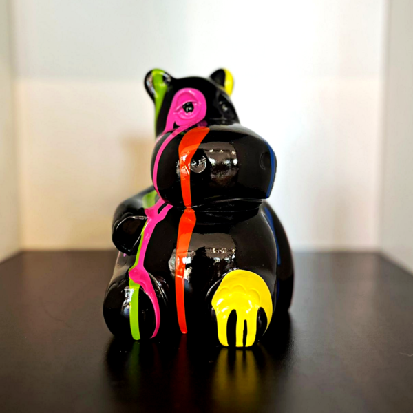 hippopotame trash noir h14cm les pros du paysage deco jardin0 hippopotame trash noir h14cm les pros du paysage deco jardin0