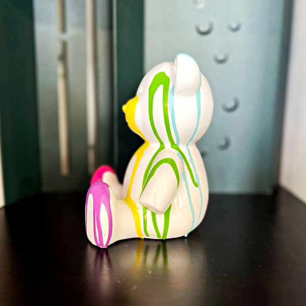 teddy mini trash blanc h14cm les pros du paysage deco jardin (2)0