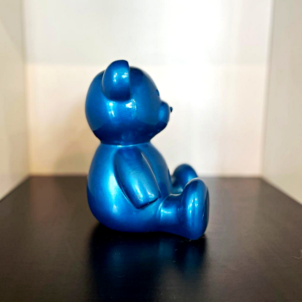 teddy mini trash bleu h14cm les pros du paysage deco jardin (2)0