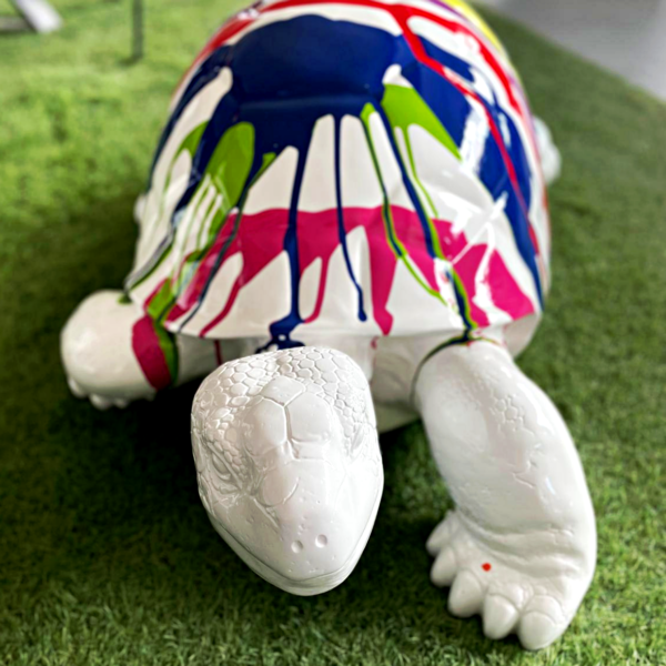 tortue trash blanc l110cm les pros du paysage deco jardin (4)0